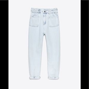 Zara paperbag jeans